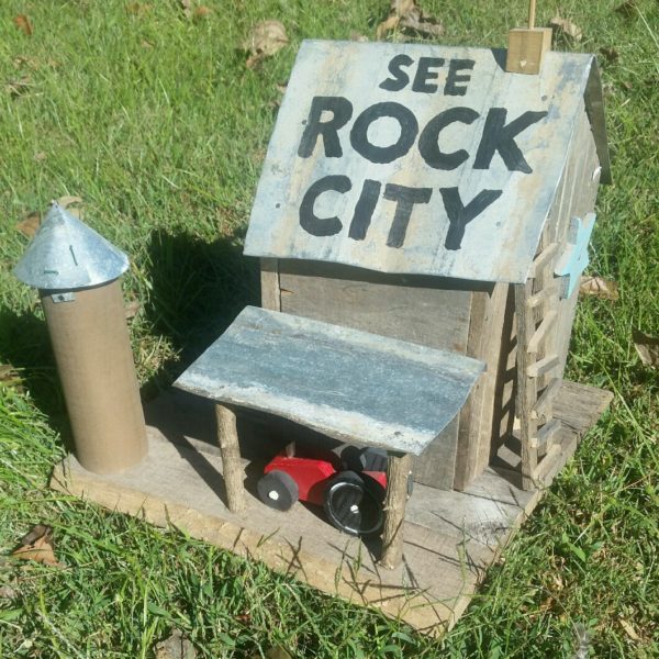 w/ tractor right back side