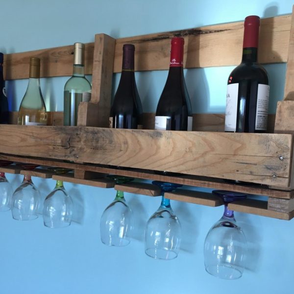 straight wine rack